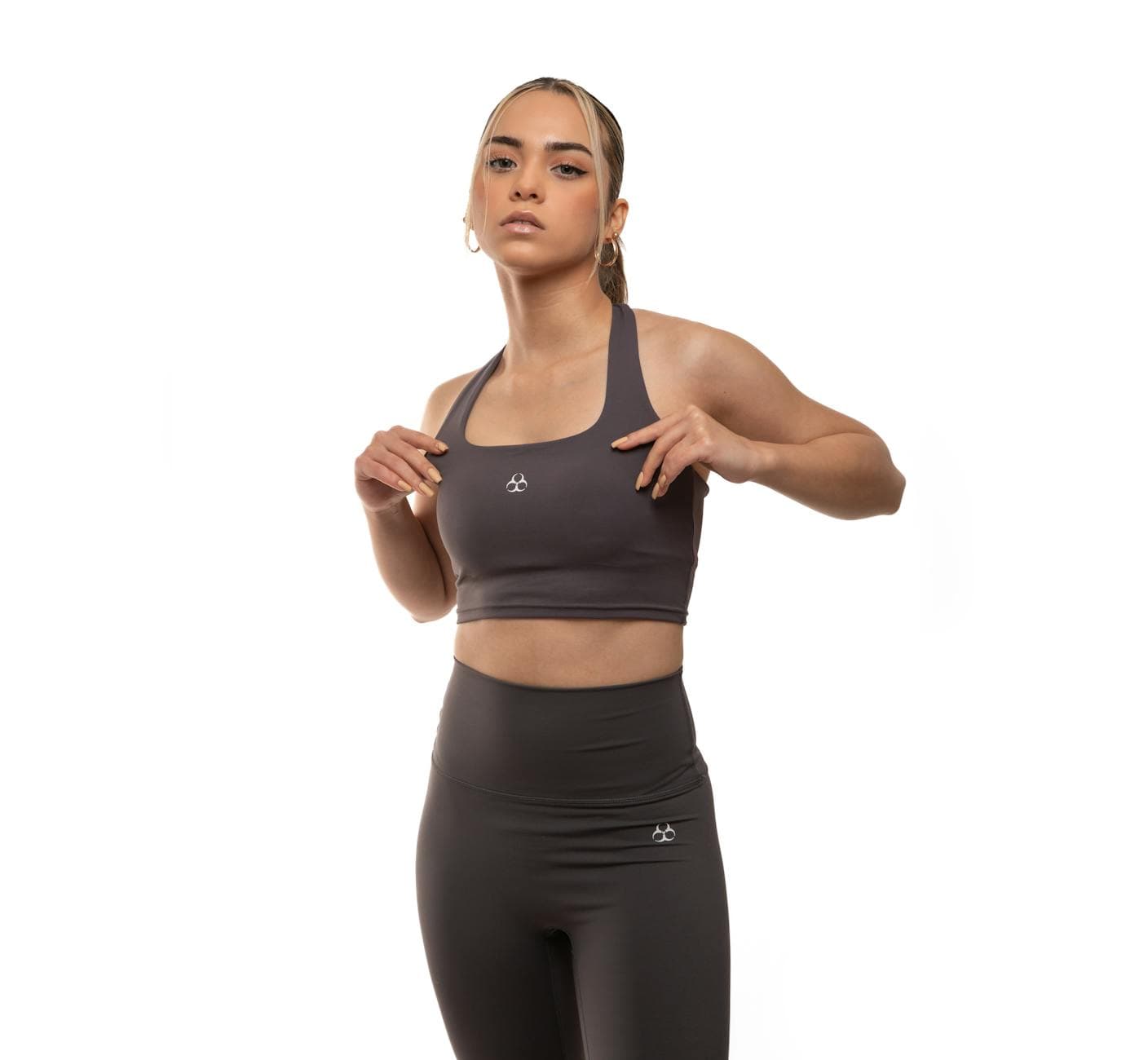 Mesh Panel Sport Bra